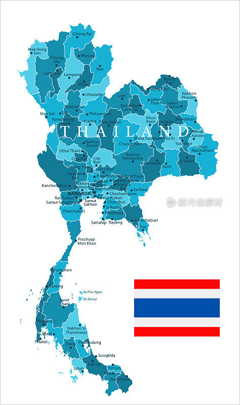 31 -泰国- Murena斑点孤立